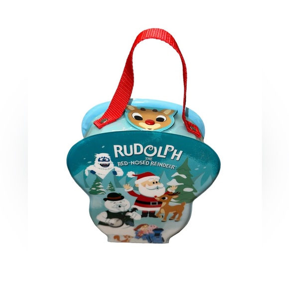 Vintage Rudolph the Red-Nosed Reindeer Case w/ 3 Ornaments by Carlton Cards 2003 - Picture 2 of 6